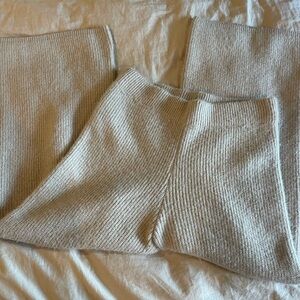 Cozy Cream Wide Leg Pants